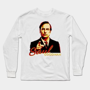 Saul Goodman White Long Sleeve T-Shirt